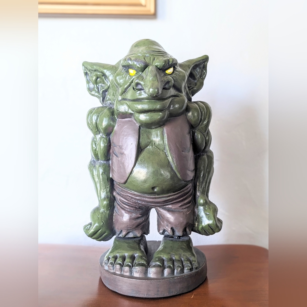 Spirit Halloween 14” Mike The Troll Blow Mold Goblin Monster Ogre Orc